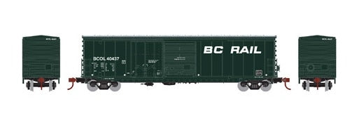 Athearn HO Scale 89532 50' Combo Door Boxcar British Columbia Railway BCOL #40437