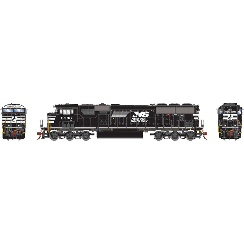 Athearn G65190 HO Scale SD60E Norfolk Southern NS 6908 DC
