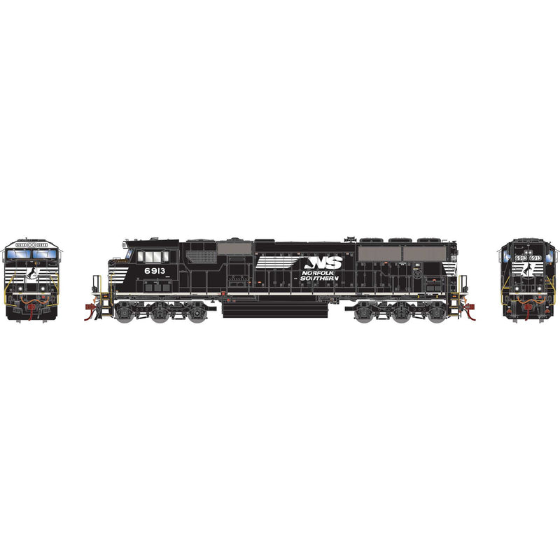 Athearn G65191 HO Scale SD60E Norfolk Southern NS 6913 DC
