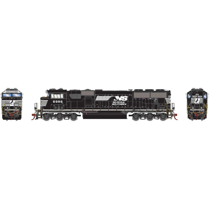 Athearn G65294 HO Scale SD60E Norfolk Southern NS 6986 DCC & Sound