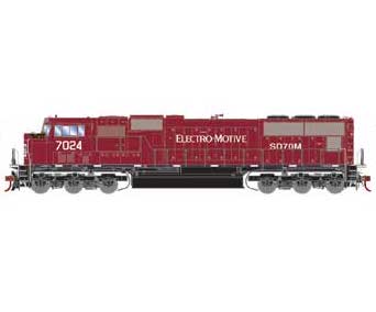 Athearn G71122 HO EMD SD70M EMD Leasing EMDX 7024