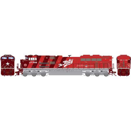 Athearn Genesis 2.0 G01988 HO Scale SD70ACe MKT Katy Heritage Union Pacific UP 1988 DCC Sound