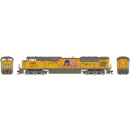Athearn Genesis 2.0 G27256 HO Scale SD90MAC Union Pacific "Flag" UP 3681