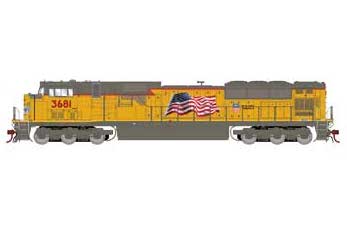 Athearn Genesis 2.0 G27256 HO Scale SD90MAC Union Pacific "Flag" UP 3681