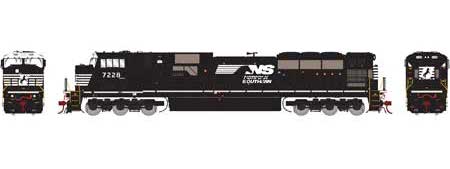 Athearn Genesis 2.0 G27350 HO Scale EMD SD80MAC Norfolk Southern NS 7228 DCC Sound