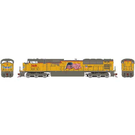 Athearn Genesis 2.0 G27356 HO Scale SD90MAC Union Pacific "Flag" UP 3681 DCC Sound