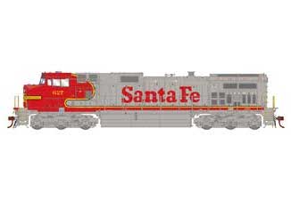 Athearn Genesis 2.0 G31626 HO Scale Dash 9-44CW Santa Fe ATSF 627 with DCC Sound