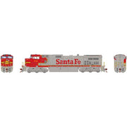 Athearn Genesis 2.0 G31627 HO Scale Dash 9-44CW Santa Fe ATSF 644 with DCC Sound