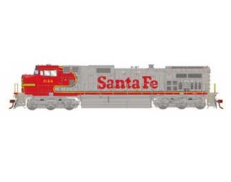 Athearn Genesis 2.0 G31627 HO Scale Dash 9-44CW Santa Fe ATSF 644 with DCC Sound