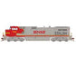 Athearn Genesis 2.0 G31628 HO Scale Dash 9-44CW BNSF 702 with DCC Sound