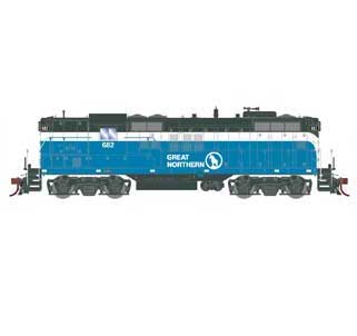 Athearn Genesis 82374 HO Scale EMD GP9 Great Northern GN 682 DCC and Sound