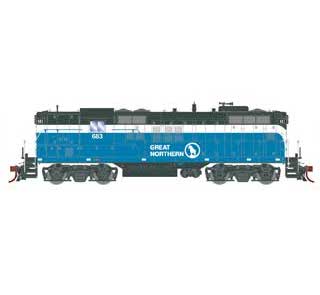 Athearn Genesis 82375 HO Scale EMD GP9 Great Northern GN 683 DCC and Sound