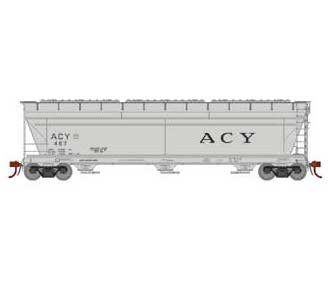 Athearn Genesis G15427 HO Scale ACF 4600 3 Bay Covered Hopper AC&Y 467