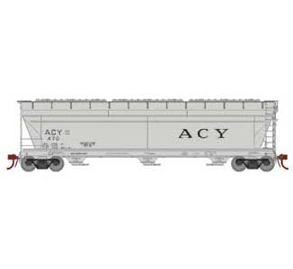 Athearn Genesis G15428 HO Scale ACF 4600 3 Bay Covered Hopper AC&Y 470