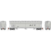 Athearn Genesis G15428 HO Scale ACF 4600 3 Bay Covered Hopper AC&Y 470