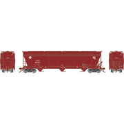 Athearn Genesis G15432 HO Scale ACF 4600 3 Bay Covered Hopper Santa Fe ATSF 314337