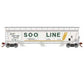 Athearn Genesis G15438 HO Scale ACF 4600 3 Bay Covered Hopper SOO Line 74112