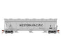 Athearn Genesis G15440 HO Scale ACF 4600 3 Bay Covered Hopper Western Pacific WP11974