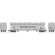 Athearn Genesis G15441 HO Scale ACF 4600 3 Bay Covered Hopper Western Pacific WP11977