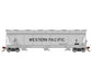 Athearn Genesis G15441 HO Scale ACF 4600 3 Bay Covered Hopper Western Pacific WP11977