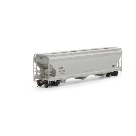 Athearn Genesis G15842 HO Scale ACF 4600 3 Bay Covered Hopper ACFX 495 ...