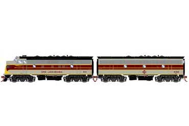 Athearn Genesis G19357 HO Scale F7A/F7B Erie Lackawanna Freight EL 6111/6352
