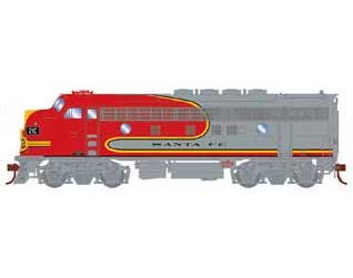 Athearn Genesis G19359 HO Scale F7A Santa Fe Warbonnet ATSF 21C