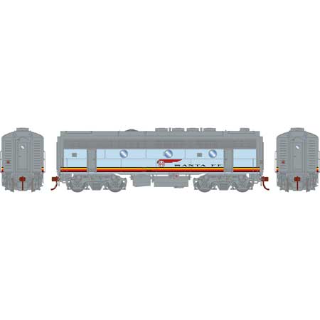 Athearn Genesis G19360 HO Scale F7B Santa Fe Warbonnet ATSF 21A