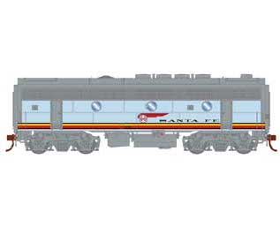 Athearn Genesis G19360 HO Scale F7B Santa Fe Warbonnet ATSF 21A