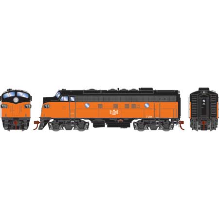Athearn Genesis G19550 HO Scale F7A Bessemer & Lake Erie B&LE 728A DCC Sound