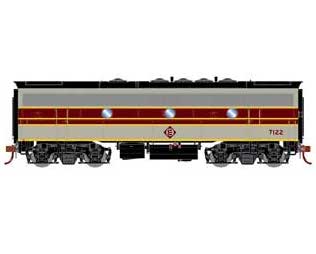 Athearn Genesis G19556 HO Scale F7B Erie Lackawanna EL 7122 DCC Sound