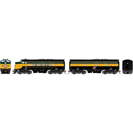 Athearn Genesis G19571 HO Scale F3A/F3B Chicago NorthWestern C&NW 4066-A/4066-B