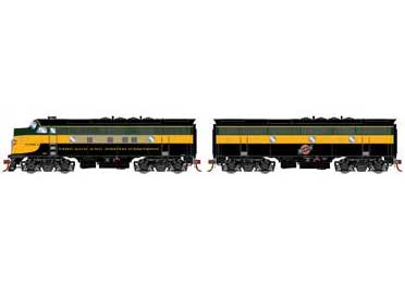 Athearn Genesis G19571 HO Scale F3A/F3B Chicago NorthWestern C&NW 4066-A/4066-B