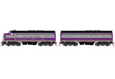 Athearn Genesis G19586 HO Scale F7A/F3B Atlantic Coast Line ACL 370/336-B