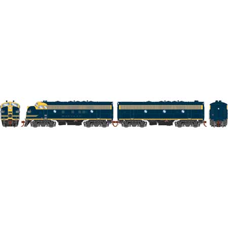 Athearn Genesis G19674 HO Scale F7A/F7B Santa Fe ATSF 257L/257A DCC & Sound