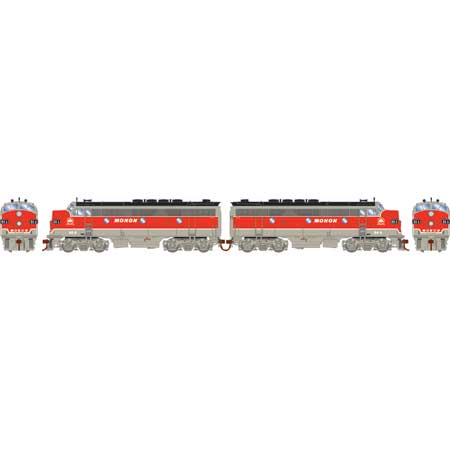 Athearn Genesis G19681 HO Scale F3A/F3A Monon CIL 84-A/84-B DCC & Sound