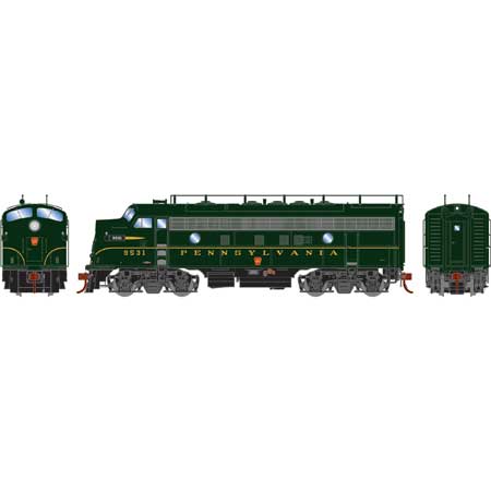 Athearn Genesis G19682 HO Scale F3A Pennsylvania PRR 9531A DCC & Sound
