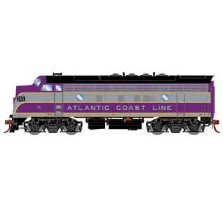 Athearn Genesis G19685 HO Scale F7A/F3B Atlantic Coast Line ACL 365 DCC & Sound