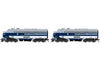 Athearn Genesis G19691 HO Scale F7A/F7A Wabash WAB 1169-A/1189 DCC & Sound
