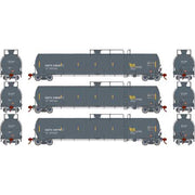 Athearn Genesis G25583 HO Scale 33,900 Gallon LPG Tank Car GATX 3 Pack #1