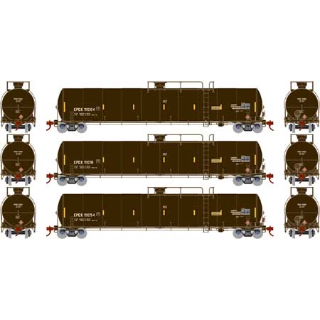 Athearn Genesis G25595 HO Scale 33,900 Gallon LPG Tank Car Chevron USA CPDX 3 Pack #1