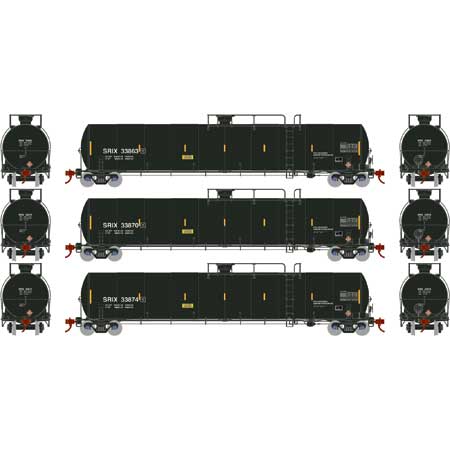Athearn Genesis G25599 HO Scale 33,900 Gallon LPG Tank Car Southern Illinois Railcar SRIX 3 Pack #2
