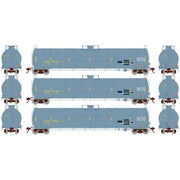 Athearn Genesis G25606 HO Scale 33,900 Gallon LPG Tank Car "Flat Panel" UTLX 3 Pack