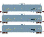 Athearn Genesis G25606 HO Scale 33,900 Gallon LPG Tank Car "Flat Panel" UTLX 3 Pack