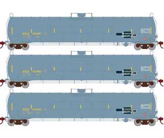 Athearn Genesis G25606 HO Scale 33,900 Gallon LPG Tank Car "Flat Panel" UTLX 3 Pack