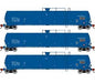 Athearn Genesis G25610 HO Scale 33,900 Gallon LPG Tank Car Blue UTLX 3 Pack