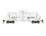 Athearn Genesis G25626 HO Scale 13,600 Gallon Acid Tank Car "Reflective Stripes" White UTLX 11655