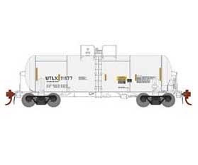 Athearn Genesis G25627 HO Scale 13,600 Gallon Acid Tank Car "Reflective Stripes" White UTLX 11677