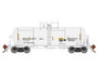 Athearn Genesis G25627 HO Scale 13,600 Gallon Acid Tank Car "Reflective Stripes" White UTLX 11677