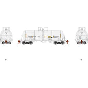 Athearn Genesis G25628 HO Scale 13,600 Gallon Acid Tank Car "Reflective Stripes" White UTLX 11696